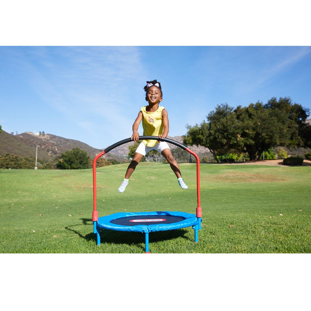 3 Foot Trampoline with Hand Rail