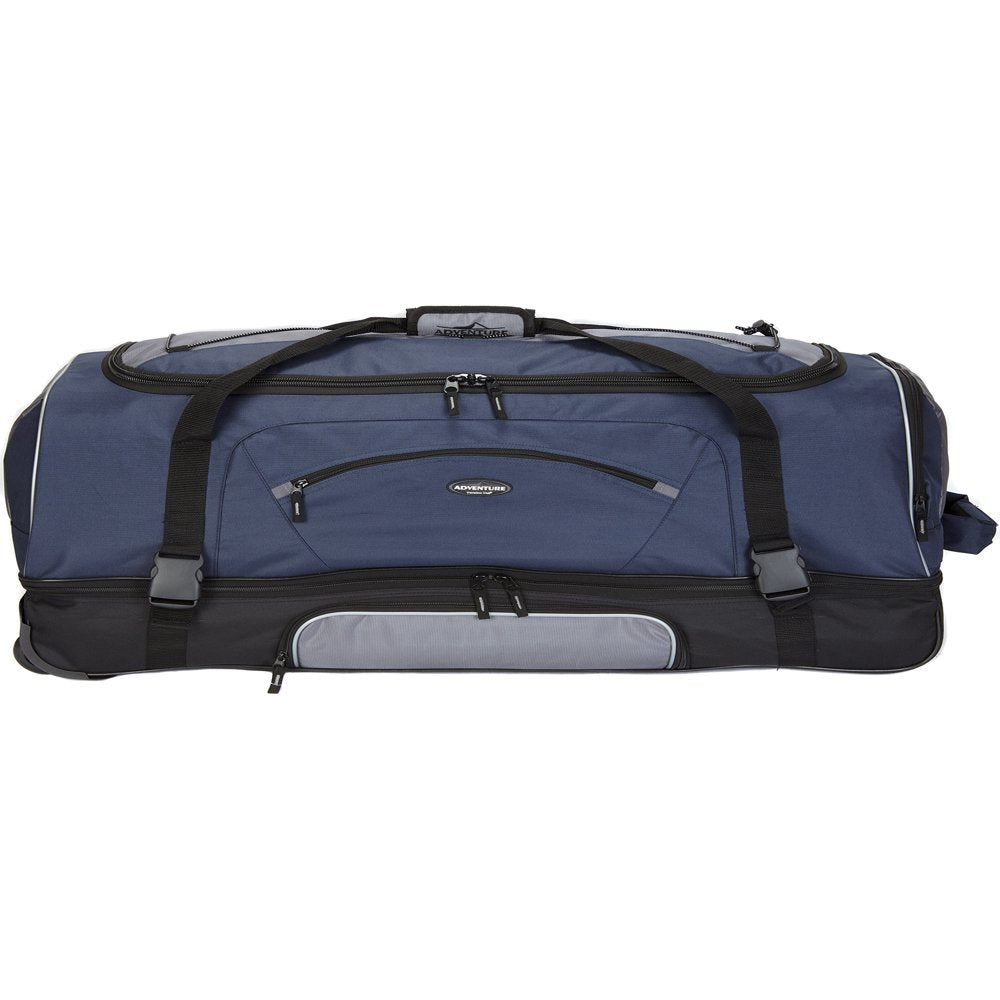 Bottom Rolling Duffel Navy Black