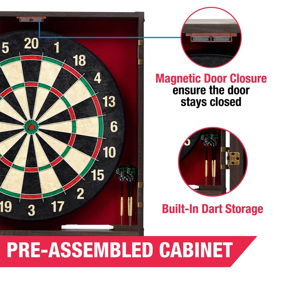Burnham Bristle Dartboard Cabinet Set