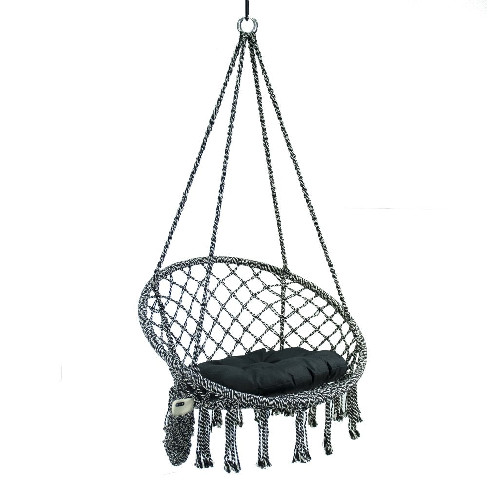 Outdoor Macrame Hammock Hanging Chair