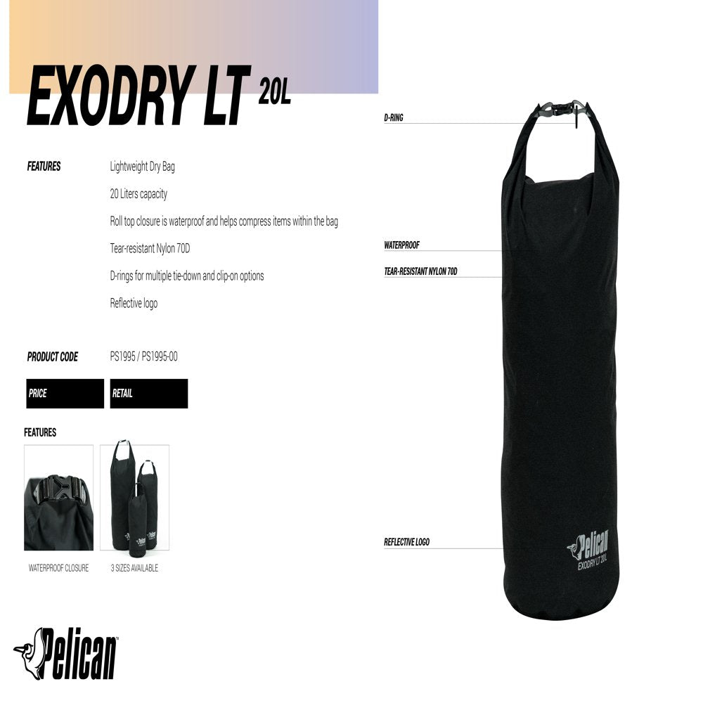 Exodry LT 20L dry bag