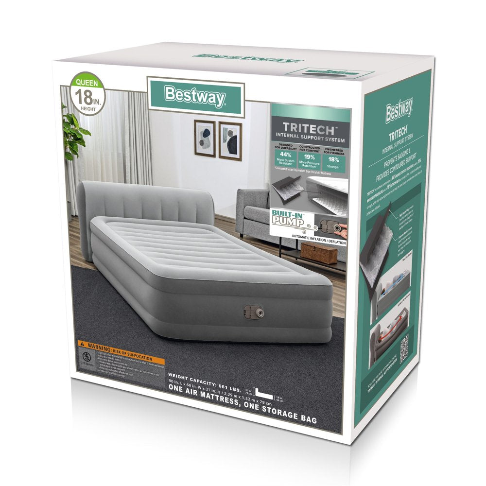 Queen Air Mattress with Built-in Pump