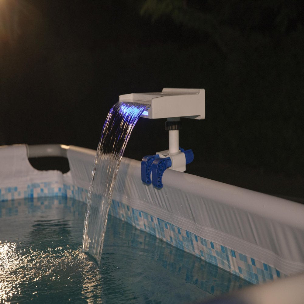 LED Waterfall Above Ground Pool