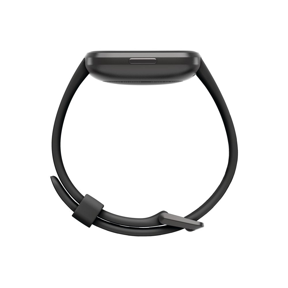 Versa 2 Health & Fitness Smartwatch - Black/Carbon Aluminum