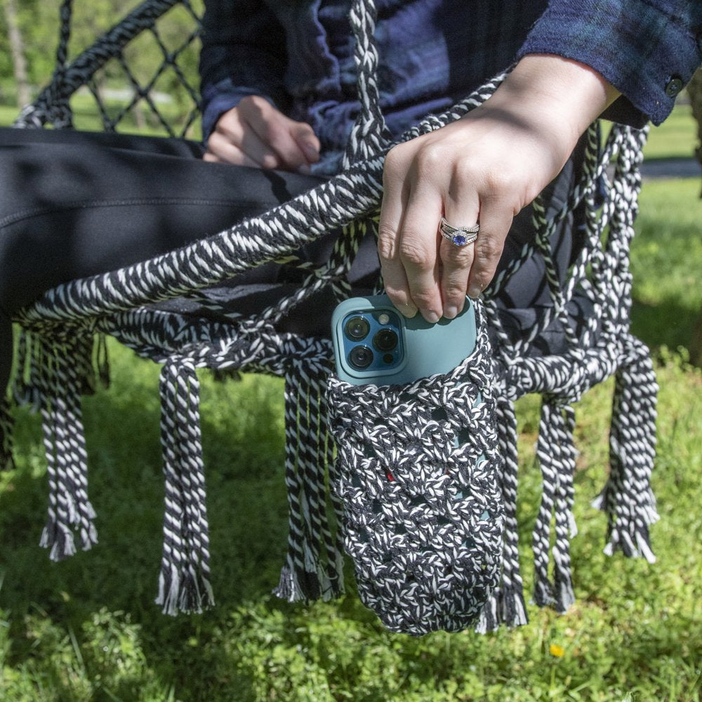 Outdoor Macrame Hammock Hanging Chair