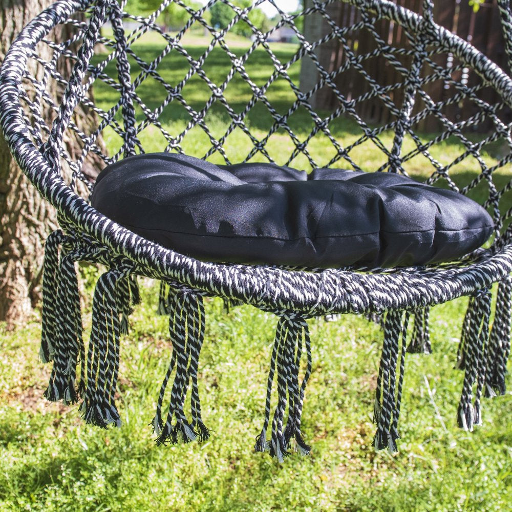 Outdoor Macrame Hammock Hanging Chair