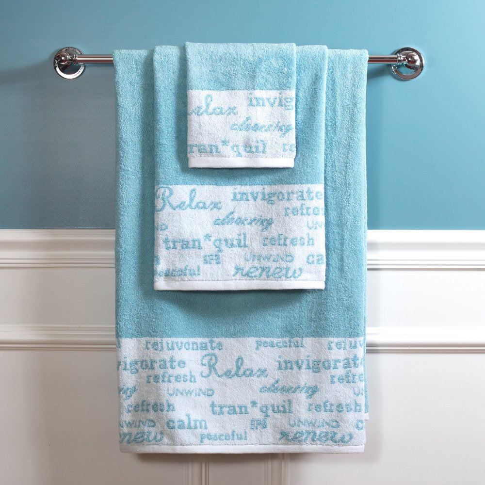Towel Set in Agean Blue