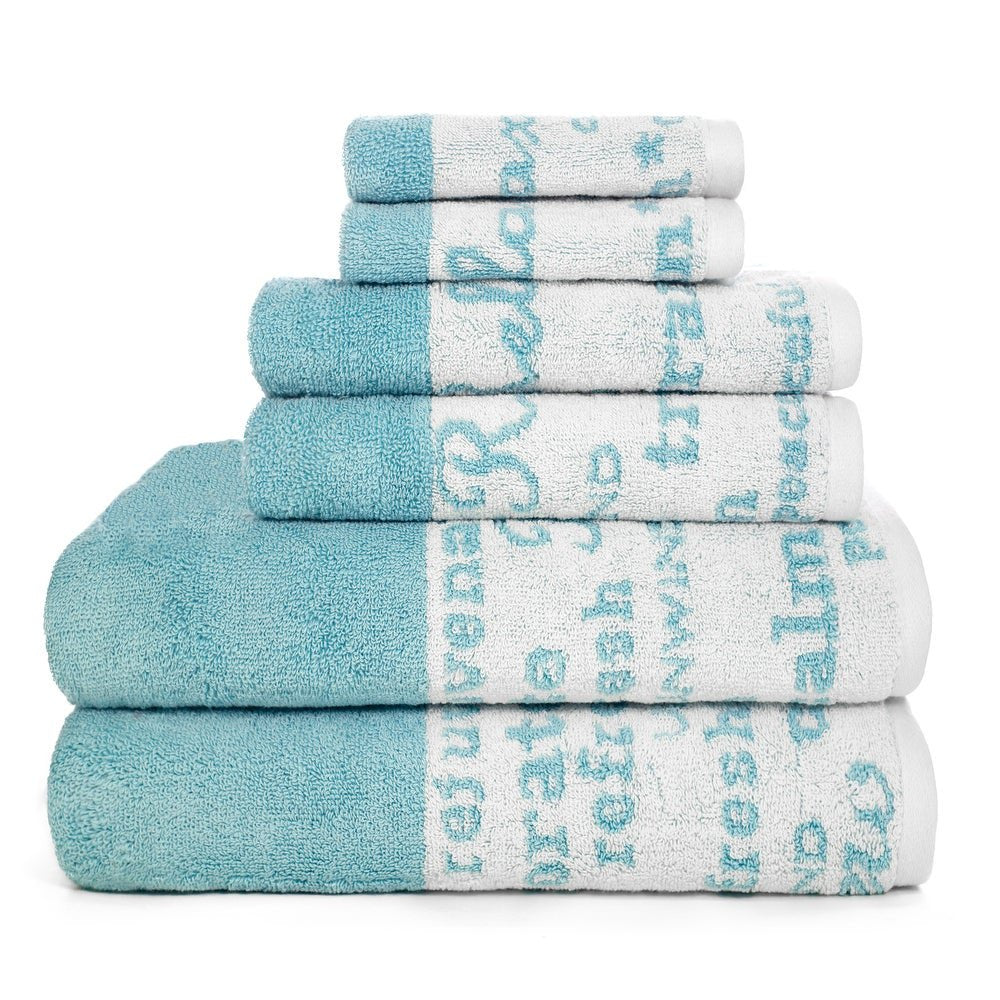Towel Set in Agean Blue