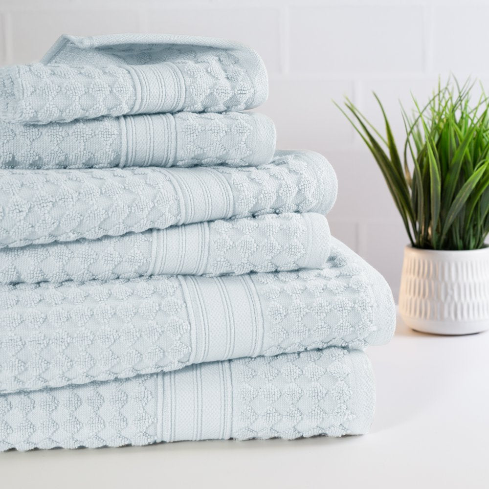 Bath Towel Set in Light Blue