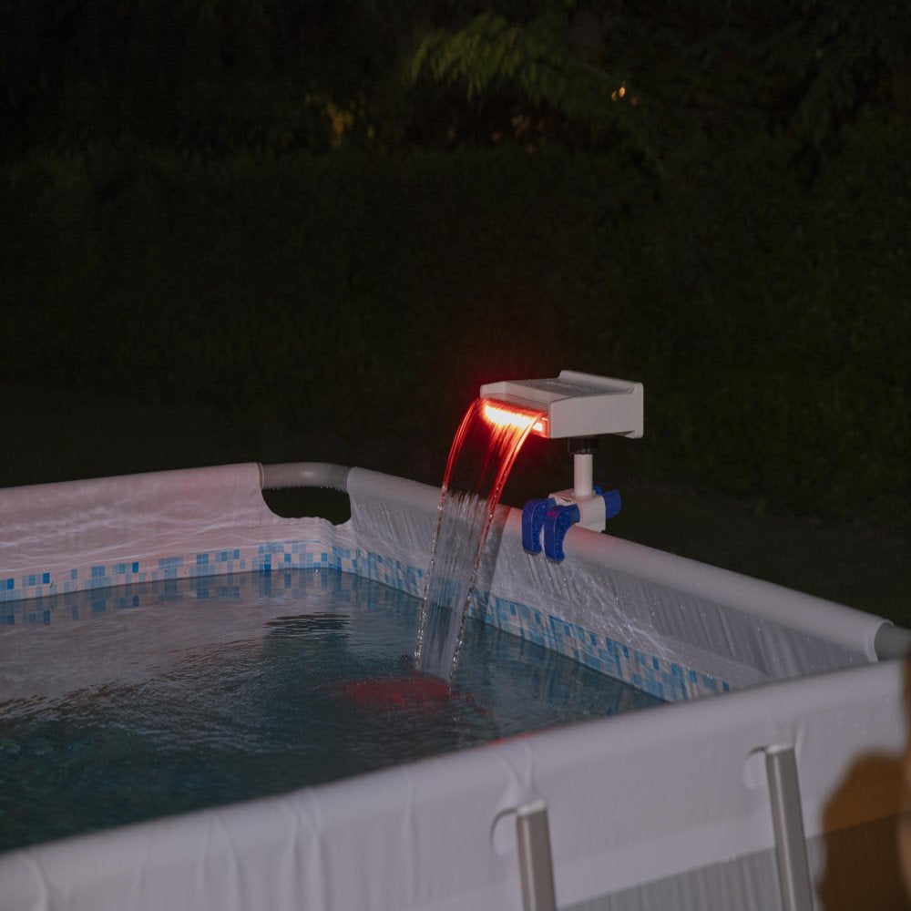 LED Waterfall Above Ground Pool