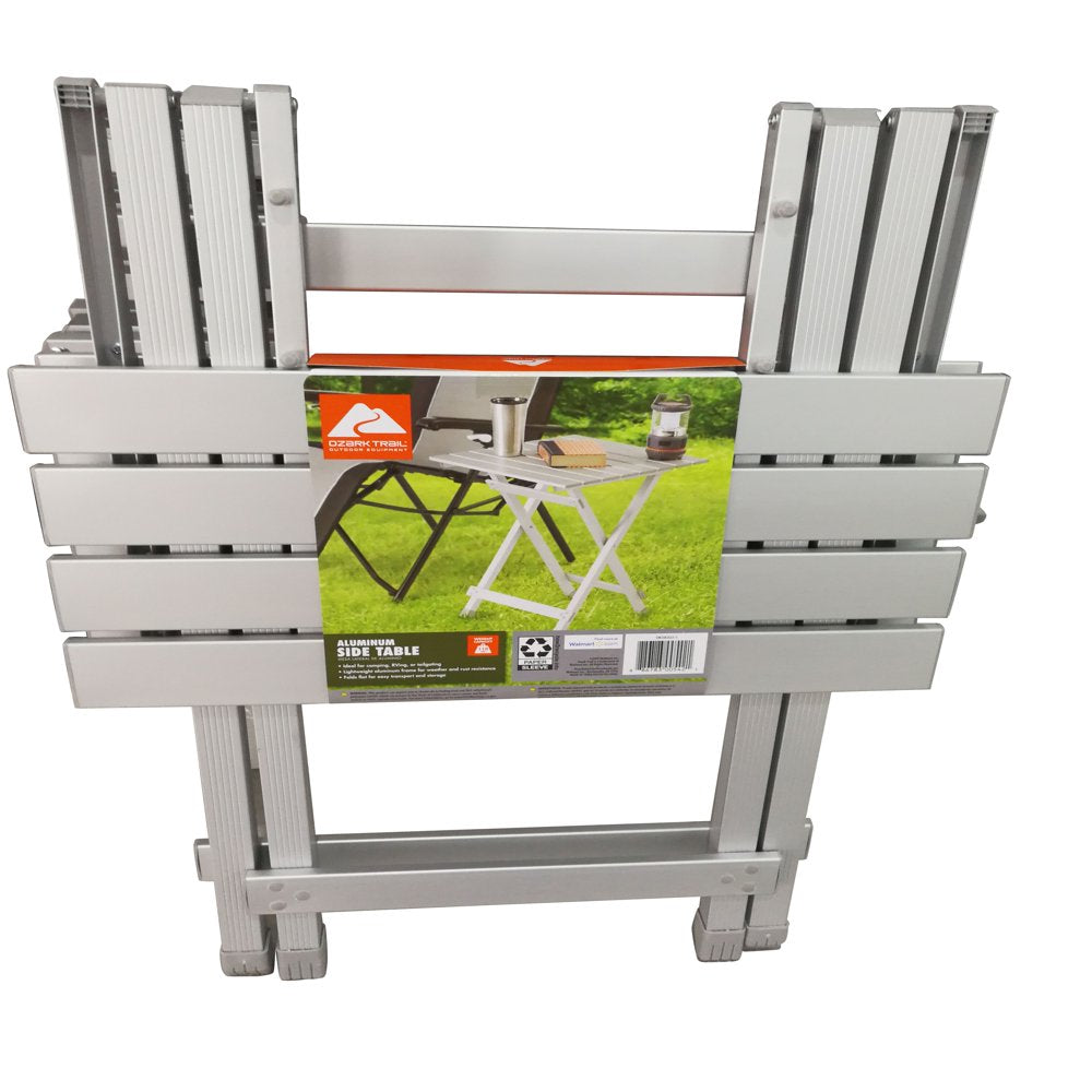 Folding table for Camping Silver