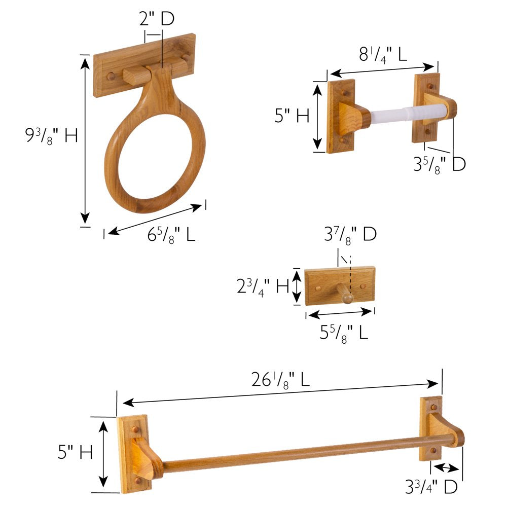 Hardware Kit in Honey Oak
