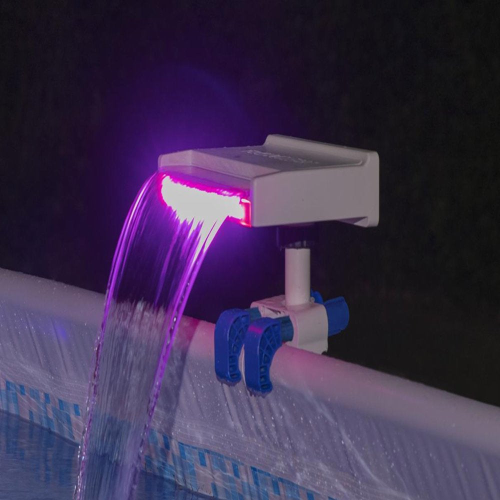 LED Waterfall Above Ground Pool