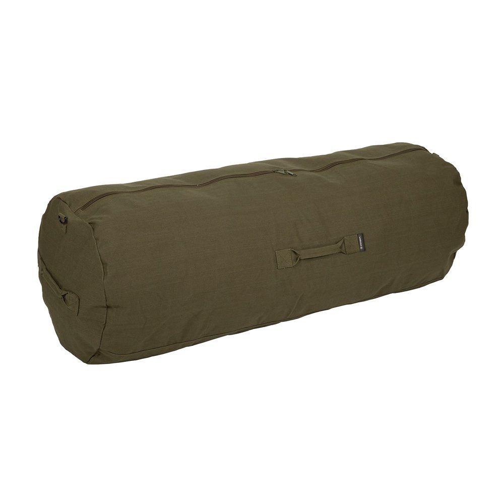 Zippered Canvas Deluxe Duffel Bag