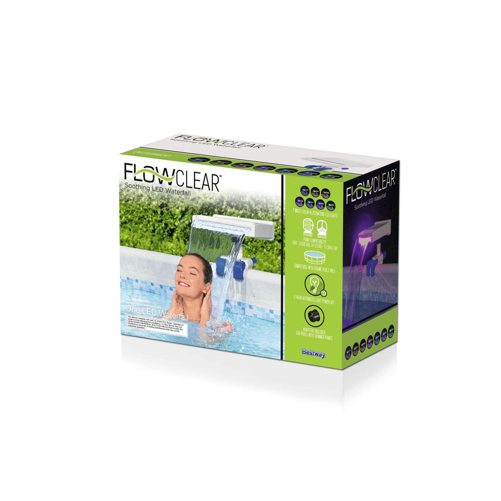LED Waterfall Above Ground Pool