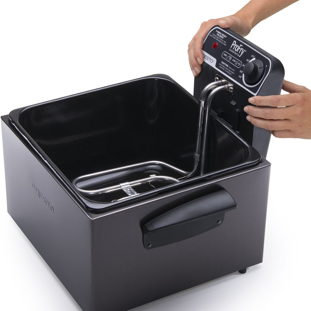 Immersion Element Black Deep Fryer
