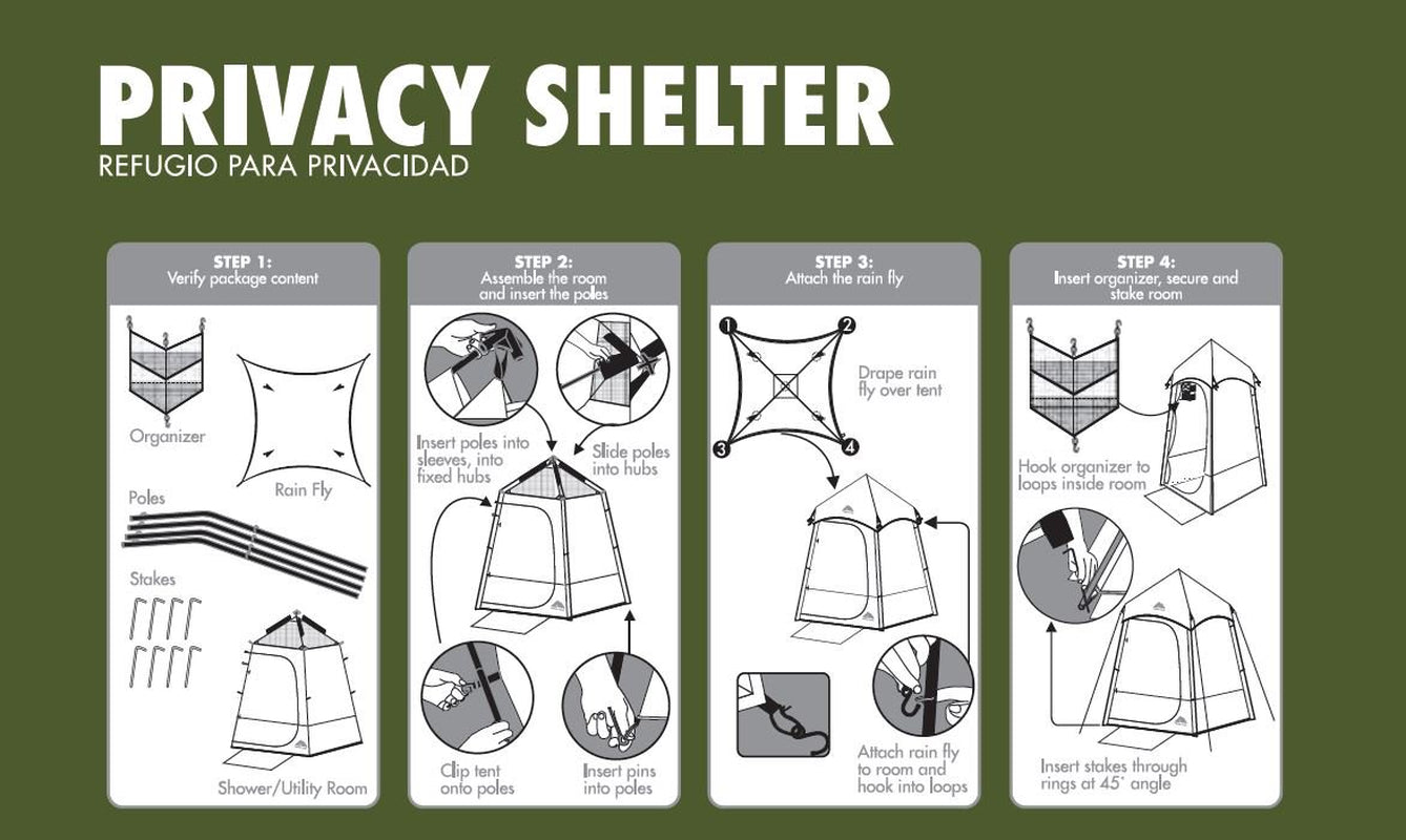 Camping Shower and Utility Tent