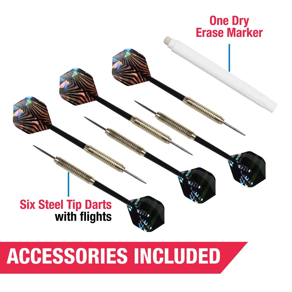 Burnham Bristle Dartboard Cabinet Set