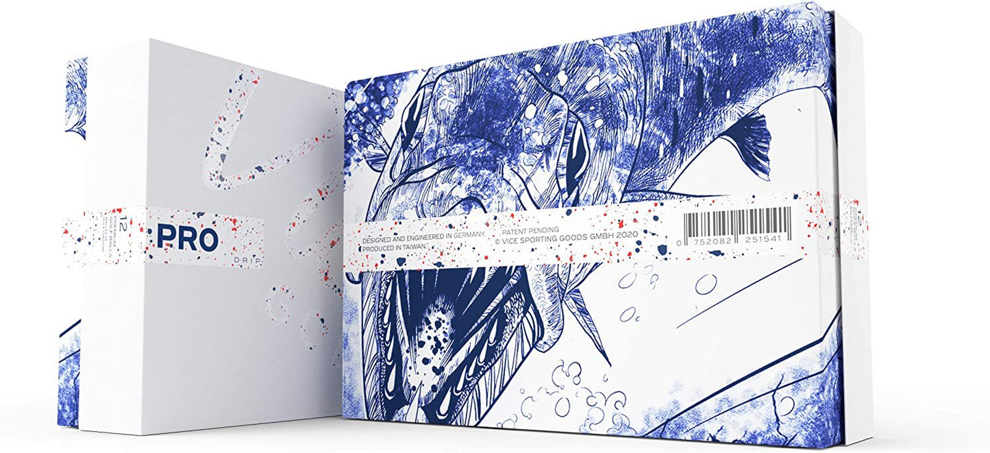 Red Blue Drip Golf Balls Dozen