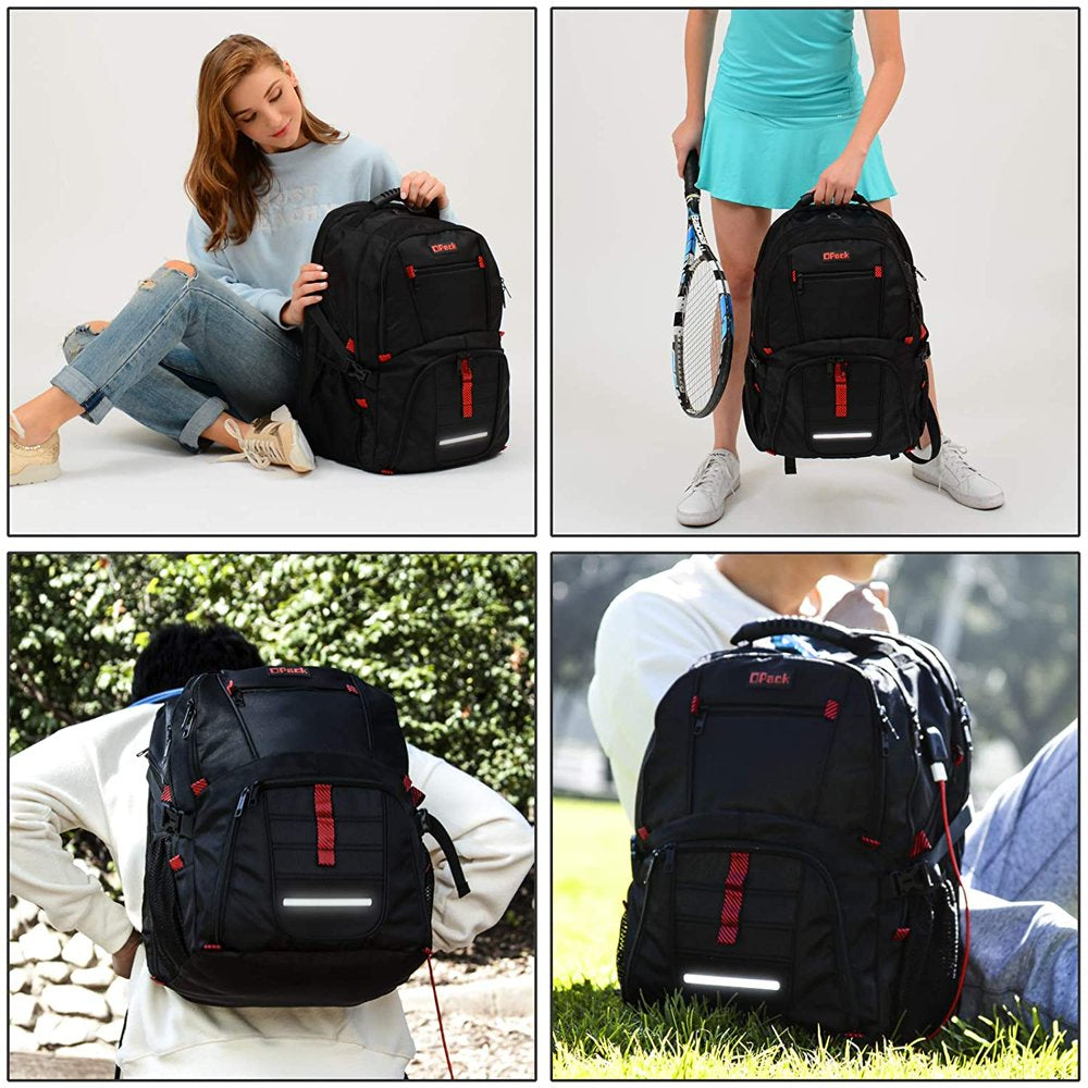 Travel Black Backpack Unisex Friendly