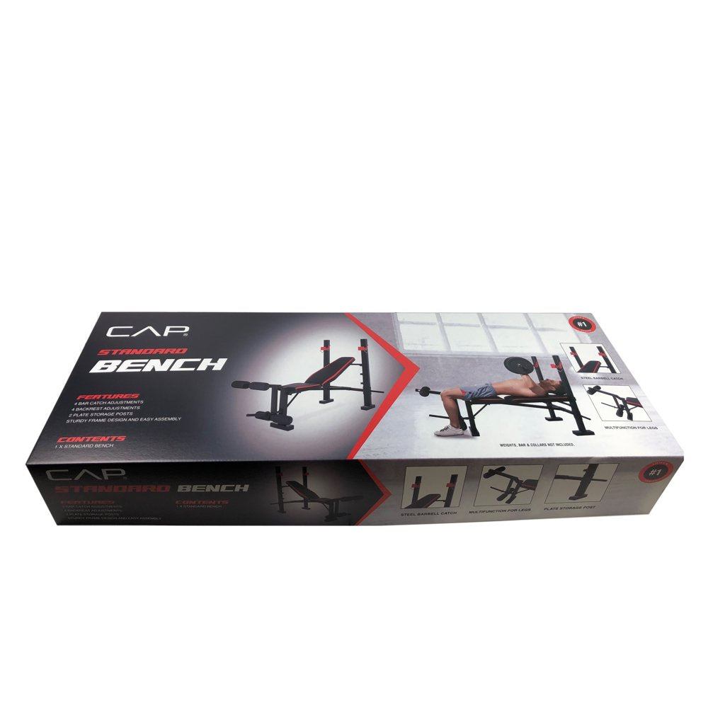 Standard Weight Bench with Leg Press