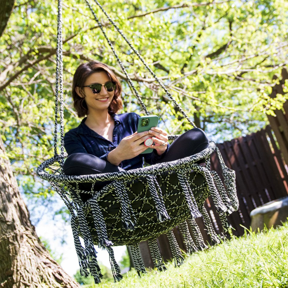 Outdoor Macrame Hammock Hanging Chair