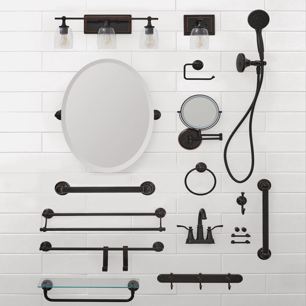 Hook Rack With Oil Rubbed Bronze