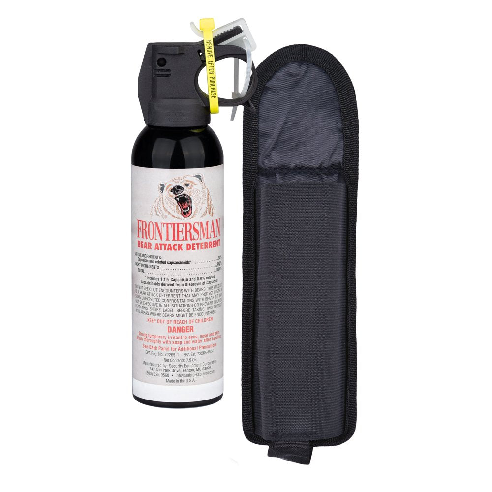 Bear Spray Deterrent with Belt Holster