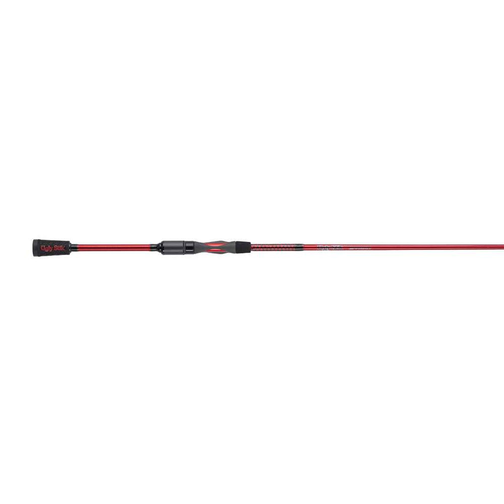Ugly Stik 6’6” Carbon Spinning Rod, One Piece Spinning Rod