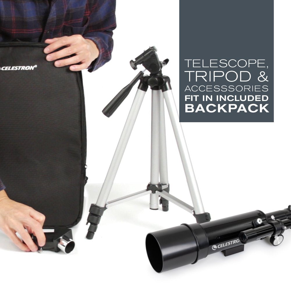 Telescope with Backpack and Tripod