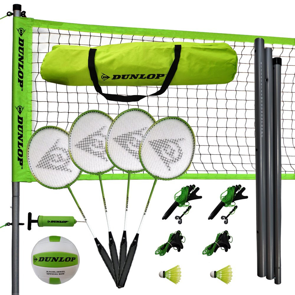 Steel Pole Volleyball Badminton  Set